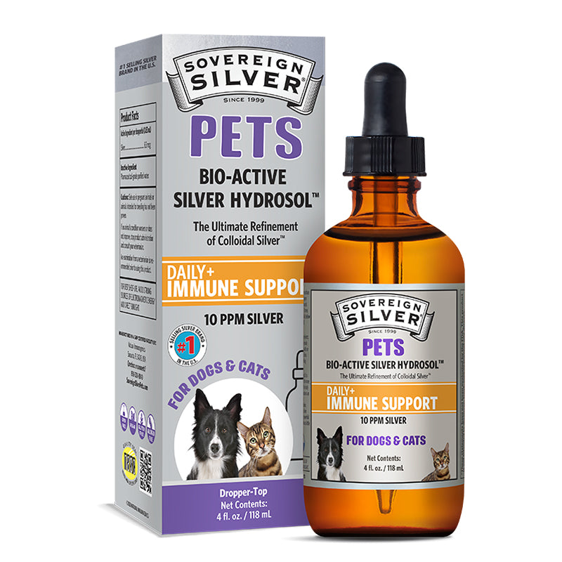 PETS Bio-Active Silver Hydrosol – Dropper-Top – 4oz