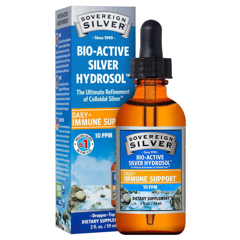 Bio-Active Silver Hydrosol – Dropper-Top