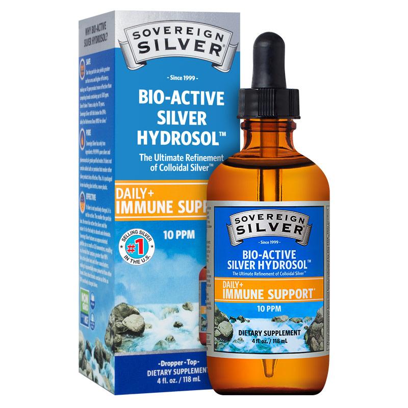 Bio-Active Silver Hydrosol – Dropper-Top
