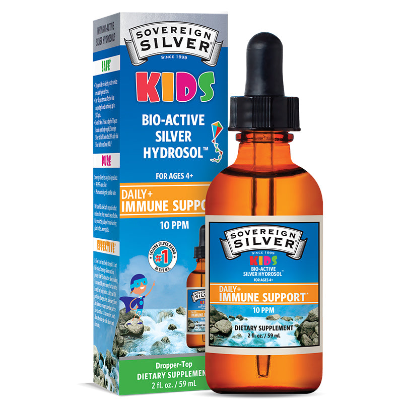 KIDS Bio-Active Silver Hydrosol – Dropper-Top